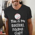 This Is My Baseball Pajama Shirt For Players Teens Boys Girl Men's V-Neck T-Shirt This Is My Baseball Pajama Shirt For Players Teens Boys Girl Men's V-Neck T-Shirt