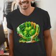 Baseball St Patricks Day Carnival Party Ice Cream Drip Boys Men's V-Neck T-Shirt Baseball St Patricks Day Carnival Party Ice Cream Drip Boys Men's V-Neck T-Shirt