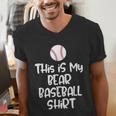Bear Baseball Shirt For Players Fans And Moms Men's V-Neck T-Shirt