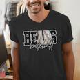 Bears Baseball Mom Game Day School Spirit Bear Pride Men's V-Neck T-Shirt Bears Baseball Mom Game Day School Spirit Bear Pride Men's V-Neck T-Shirt