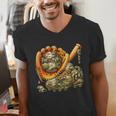 Camo Ice Cream Drip Baseball Stuff Baseball Drip Boys Men's V-Neck T-Shirt Camo Ice Cream Drip Baseball Stuff Baseball Drip Boys Men's V-Neck T-Shirt