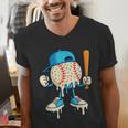 Cool Drip Baseball Shirt Youth Baseball Drip Men's V-Neck T-Shirt Cool Drip Baseball Shirt Youth Baseball Drip Men's V-Neck T-Shirt