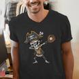 Dabbing Pirate Skeleton Baseball Dab Costume Boys Kids Men Men's V-Neck T-Shirt Dabbing Pirate Skeleton Baseball Dab Costume Boys Kids Men Men's V-Neck T-Shirt