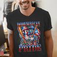 Dominican Puerto Rican Pride Baseball Flag Unity Men's V-Neck T-Shirt Dominican Puerto Rican Pride Baseball Flag Unity Men's V-Neck T-Shirt
