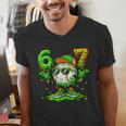 Drip Baseball Irish Shamrock St Patricks Men Boy Kid Men's V-Neck T-Shirt