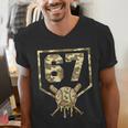 Dripping Camo 67 Baseball Ice Cream Drip 6-7 Six Seven Boy Men's V-Neck T-Shirt