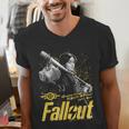 Fallout TV Series Lucy Do Unto Others Baseball Bat Gamer Men's V-Neck T-Shirt Fallout TV Series Lucy Do Unto Others Baseball Bat Gamer Men's V-Neck T-Shirt