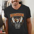 Football Referee Touchdown Baseball Homerun Goose Men's V-Neck T-Shirt