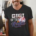 Gigi Rookie Of Year 1st Birthday Baseball Theme Matching Men's V-Neck T-Shirt Gigi Rookie Of Year 1st Birthday Baseball Theme Matching Men's V-Neck T-Shirt