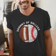 Grammy Of Ballers Football Baseball Grandma Grammy Men's V-Neck T-Shirt Grammy Of Ballers Football Baseball Grandma Grammy Men's V-Neck T-Shirt