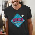 HBCU Swing For Greatness Baseball Softball College Apparel Men's V-Neck T-Shirt HBCU Swing For Greatness Baseball Softball College Apparel Men's V-Neck T-Shirt