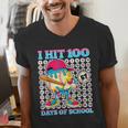 I Hit 100 Days Of School 67 Drip Baseball Boys Kids Men's V-Neck T-Shirt I Hit 100 Days Of School 67 Drip Baseball Boys Kids Men's V-Neck T-Shirt
