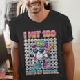 I Hit 100 Days Of School Baseball Ice Cram Drip 100th Boys Men's V-Neck T-Shirt I Hit 100 Days Of School Baseball Ice Cram Drip 100th Boys Men's V-Neck T-Shirt
