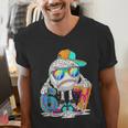HUGvyn 6 7 Baseball Number Kid Drip Ice Cream Six Seven Meme Men's V-Neck T-Shirt HUGvyn 6 7 Baseball Number Kid Drip Ice Cream Six Seven Meme Men's V-Neck T-Shirt