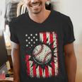 Ice Cream Baseball Drip Respect The Drip Youth Boy Baseball Men's V-Neck T-Shirt Ice Cream Baseball Drip Respect The Drip Youth Boy Baseball Men's V-Neck T-Shirt