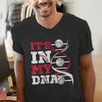 ITS In My DNA Baseball Sport Player Saying Baseball Fan Men's V-Neck T-Shirt ITS In My DNA Baseball Sport Player Saying Baseball Fan Men's V-Neck T-Shirt