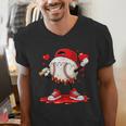 Kids Valentine Baseball Boys Valentines Day Tee Men's V-Neck T-Shirt Kids Valentine Baseball Boys Valentines Day Tee Men's V-Neck T-Shirt
