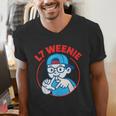 L7 Weenie Baseball Softball Men's V-Neck T-Shirt L7 Weenie Baseball Softball Men's V-Neck T-Shirt
