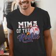 Mima Rookie Of Year 1st Birthday Baseball Theme Matching Men's V-Neck T-Shirt