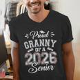 Proud Granny Of A 2026 Senior Baseball Graduate Men's V-Neck T-Shirt Proud Granny Of A 2026 Senior Baseball Graduate Men's V-Neck T-Shirt