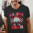 Six Seven 67 Bruh 6 7 Meme Baseball Ice Cream Drip Valentine Men's V-Neck T-Shirt Six Seven 67 Bruh 6 7 Meme Baseball Ice Cream Drip Valentine Men's V-Neck T-Shirt