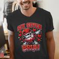 Six Seven Bruh Baseball Cool Valentine’s Day Teens Boys Men's V-Neck T-Shirt Six Seven Bruh Baseball Cool Valentine’s Day Teens Boys Men's V-Neck T-Shirt