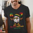 Six Seven History Month Baseball Drip Sports Men's V-Neck T-Shirt