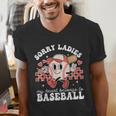 Sorry Ladies My Heart Belongs To Baseball Boy Kids Men's V-Neck T-Shirt