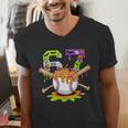Spooky Halloween Baseball Ice Cream Dripping Six Seven 6 7 Men's V-Neck T-Shirt Spooky Halloween Baseball Ice Cream Dripping Six Seven 6 7 Men's V-Neck T-Shirt