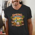 Spring Training 2026 Baseball Vintage Sunset Men's V-Neck T-Shirt Spring Training 2026 Baseball Vintage Sunset Men's V-Neck T-Shirt