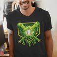 St Patrick's Day Baseball Boys Ice Cream Drip Youth Kids Men's V-Neck T-Shirt St Patrick's Day Baseball Boys Ice Cream Drip Youth Kids Men's V-Neck T-Shirt