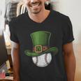 St Patricks Day Shamrock Baseball Saint Paddy's Kids Boys Men's V-Neck T-Shirt St Patricks Day Shamrock Baseball Saint Paddy's Kids Boys Men's V-Neck T-Shirt