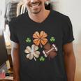 St Patricks Day Shamrock Basketball Baseball Irish Boys Men Men's V-Neck T-Shirt St Patricks Day Shamrock Basketball Baseball Irish Boys Men Men's V-Neck T-Shirt
