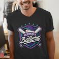 Ultimate Ballers Baseball Men's V-Neck T-Shirt