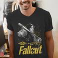 Women's Fallout TV Series Lucy Do Unto Others Baseball Bat Gamer Men's V-Neck T-Shirt Women's Fallout TV Series Lucy Do Unto Others Baseball Bat Gamer Men's V-Neck T-Shirt