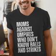 Women's Moms Against Umpires Parents Mom Baseball Sarcastic Men's V-Neck T-Shirt Women's Moms Against Umpires Parents Mom Baseball Sarcastic Men's V-Neck T-Shirt