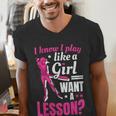 Women's Play Like A Girl Softball Baseball Girls Men's V-Neck T-Shirt Women's Play Like A Girl Softball Baseball Girls Men's V-Neck T-Shirt