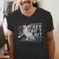 They Can't Hit Schlitt Cam Schlittler New York Baseball MLBP Men's V-Neck T-Shirt They Can't Hit Schlitt Cam Schlittler New York Baseball MLBP Men's V-Neck T-Shirt