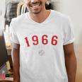 60 Year Old 1966 Classic Baseball 60th Birthday Men's V-Neck T-Shirt 60 Year Old 1966 Classic Baseball 60th Birthday Men's V-Neck T-Shirt