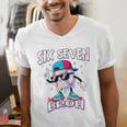 67 Meme Six Seven Baseball Ice Cream Drip Girls Boys Premium Tri-Blend Men's V-Neck T-Shirt