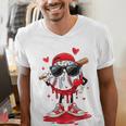 Baseball Drip Ice Cream Sunglasses Boys Youth Kids Valentine Men's V-Neck T-Shirt Baseball Drip Ice Cream Sunglasses Boys Youth Kids Valentine Men's V-Neck T-Shirt