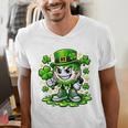 Baseball Drip Icecream Apparel Youth Boy St Patrick Day Men's V-Neck T-Shirt Baseball Drip Icecream Apparel Youth Boy St Patrick Day Men's V-Neck T-Shirt