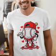 Baseball Drip Icecream Apparel Youth Boy Valentine Raglan Baseball Tee Men's V-Neck T-Shirt Baseball Drip Icecream Apparel Youth Boy Valentine Raglan Baseball Tee Men's V-Neck T-Shirt