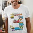 Baseball Ice Cream Drip Vehicles Youth Baseball Drip Premium Tri-Blend Men's V-Neck T-Shirt Baseball Ice Cream Drip Vehicles Youth Baseball Drip Premium Tri-Blend Men's V-Neck T-Shirt