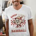 Boys & Women Men Baseball Valentine With Hearts Sporty Love Men's V-Neck T-Shirt Boys & Women Men Baseball Valentine With Hearts Sporty Love Men's V-Neck T-Shirt