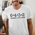 Double Play 6 4 3 2 Vintage Baseball Math Softball Player Premium Tri-Blend Men's V-Neck T-Shirt Double Play 6 4 3 2 Vintage Baseball Math Softball Player Premium Tri-Blend Men's V-Neck T-Shirt