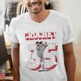 Garrett Crochet Boston Baseball Players MLBGCR201M Men's V-Neck T-Shirt