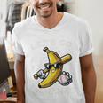 Lets Go Bananas Baseball Retro Sports Boys Kids Men Youth Premium Tri-Blend Men's V-Neck T-Shirt Lets Go Bananas Baseball Retro Sports Boys Kids Men Youth Premium Tri-Blend Men's V-Neck T-Shirt