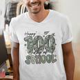 Happy 100th Day Of School Baseball Camo Boys Kids Toddler Men's V-Neck T-Shirt Happy 100th Day Of School Baseball Camo Boys Kids Toddler Men's V-Neck T-Shirt