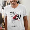 Hunter Greene Cincinnati MLB Baseball Players MLBHGR204M Men's V-Neck T-Shirt Hunter Greene Cincinnati MLB Baseball Players MLBHGR204M Men's V-Neck T-Shirt
